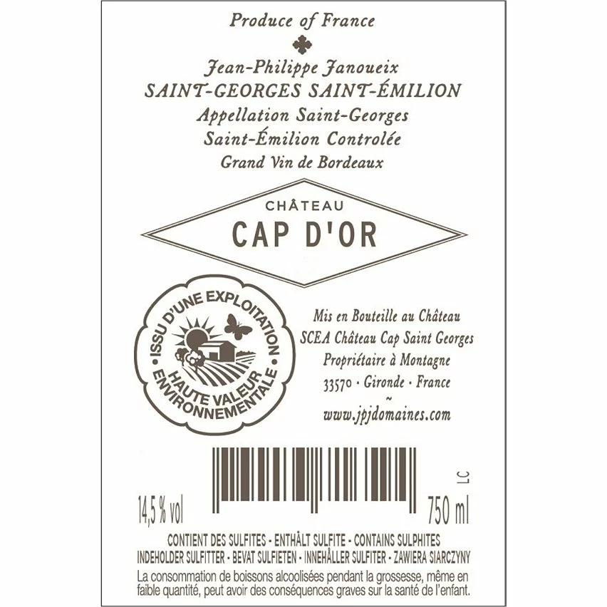 Les meilleures critiques de ???? Château Cap D'Or, 2020 - Saint-Georges-Saint-Emilion AOP - Rouge - 75 cl ???? 4 Les meilleures critiques de ???? Château Cap D'Or, 2020 - Saint-Georges-Saint-Emilion AOP - Rouge - 75 cl ???? – Image 2