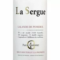 Budget ???? La Sergue, 2020 - Lalande de Pomerol AOP - Rouge - 75 cl ???? 5 Budget ???? La Sergue, 2020 - Lalande de Pomerol AOP - Rouge - 75 cl ???? -Vins Rouges Soldes 3760096558270 2