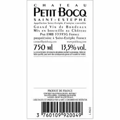 Meilleure vente ???? Château Petit Bocq , 2020 - Saint-Estèphe AOP - Rouge - 75 cl ???? 6 Meilleure vente ???? Château Petit Bocq , 2020 - Saint-Estèphe AOP - Rouge - 75 cl ???? -Vins Rouges Soldes 3760109920049 2