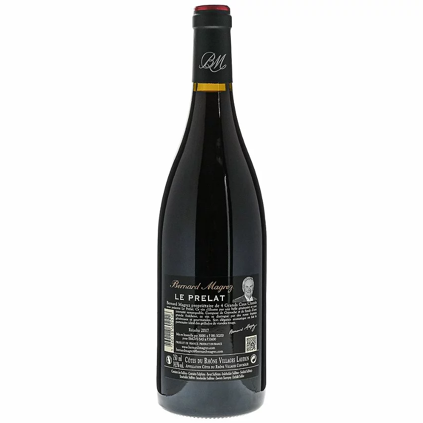 De gros ???? Bernard Magrez Le Prélat - Laudun, 2018 - Côtes du Rhône AOP - Rouge - 75 cl ???? 4 De gros ???? Bernard Magrez Le Prélat - Laudun, 2018 - Côtes du Rhône AOP - Rouge - 75 cl ???? – Image 2