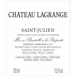 Nouveau ???? Château Lagrange, 2020 - Saint-Julien AOP - Rouge - 75 cl ???? -Vins Rouges Soldes 3760172719694 2
