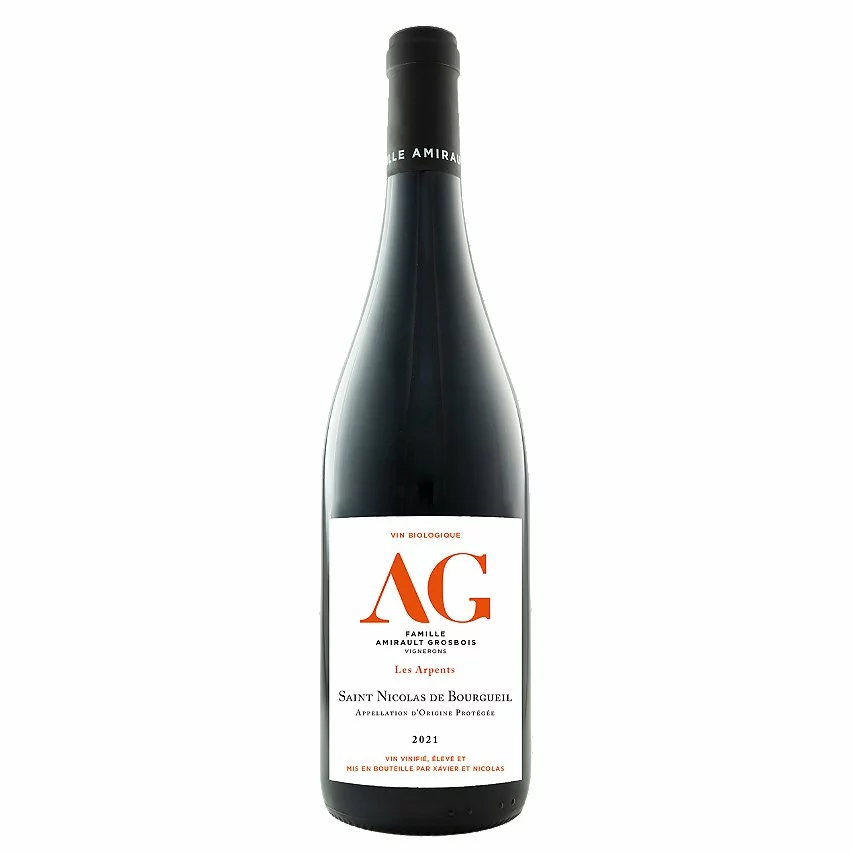 Offres ✨ Les Arpents BIO, 2021 - Saint Nicolas de Bourgueil AOP - Rouge - 75 cl ???? 3 Offres ✨ Les Arpents BIO, 2021 - Saint Nicolas de Bourgueil AOP - Rouge - 75 cl ????