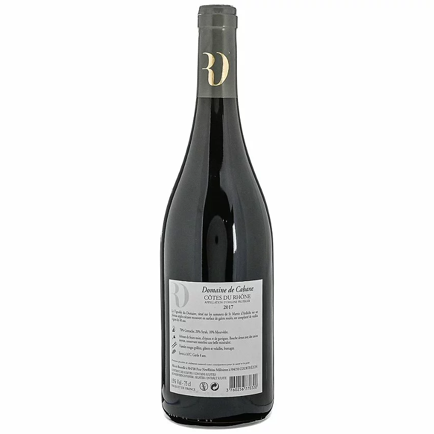 Coupon ???? Romain Duvernay Domaine de la Cabane, 2018 - Côtes du Rhône AOP - Rouge - 75 cl ???? 5 Coupon ???? Romain Duvernay Domaine de la Cabane, 2018 - Côtes du Rhône AOP - Rouge - 75 cl ???? – Image 3