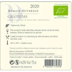 Top 10 ???? Romain Duvernay BIO, 2018 - Gigondas AOP - Rouge - 75 cl ???? 5 Top 10 ???? Romain Duvernay BIO, 2018 - Gigondas AOP - Rouge - 75 cl ???? -Vins Rouges Soldes 3760256772348 2