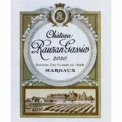 Coupon ???? Château Rauzan-Gassies, 2020 - Margaux AOP - Rouge - 75 cl ???? 7 Coupon ???? Château Rauzan-Gassies, 2020 - Margaux AOP - Rouge - 75 cl ???? -Vins Rouges Soldes 3760293120829 3