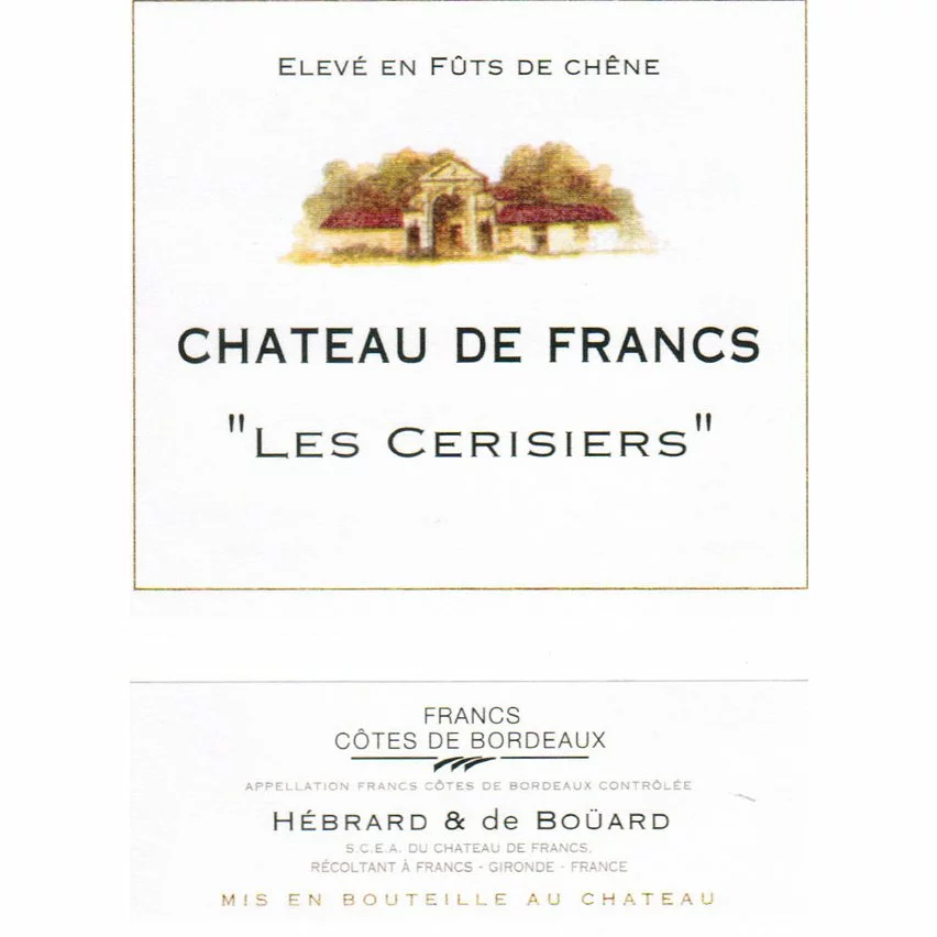 Remise ⌛ Magnum Château de Francs Les Cerisiers, 2020 - Francs Côtes de Bordeaux AOP - Rouge - 150 cl ???? 4 Remise ⌛ Magnum Château de Francs Les Cerisiers, 2020 - Francs Côtes de Bordeaux AOP - Rouge - 150 cl ???? – Image 2