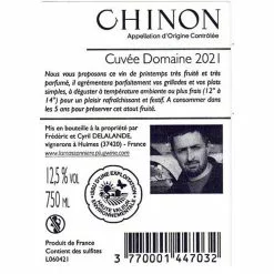 Nouveau ???? Domaine La Massonière, 2021 - Chinon AOP - Rouge - 75 cl ???? 5 Nouveau ???? Domaine La Massonière, 2021 - Chinon AOP - Rouge - 75 cl ???? -Vins Rouges Soldes 3770001447032 2