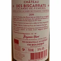 Budget ✨ Château des Biscarrats Cuvée Parallèle BIO, 2019 - Lalande de Pomerol AOP - Rouge - 75 cl ???? 6 Budget ✨ Château des Biscarrats Cuvée Parallèle BIO, 2019 - Lalande de Pomerol AOP - Rouge - 75 cl ???? -Vins Rouges Soldes 3770016547161 2