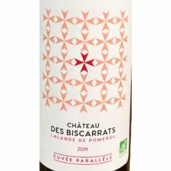 Budget ✨ Château des Biscarrats Cuvée Parallèle BIO, 2019 - Lalande de Pomerol AOP - Rouge - 75 cl ???? 7 Budget ✨ Château des Biscarrats Cuvée Parallèle BIO, 2019 - Lalande de Pomerol AOP - Rouge - 75 cl ???? -Vins Rouges Soldes 3770016547161 3