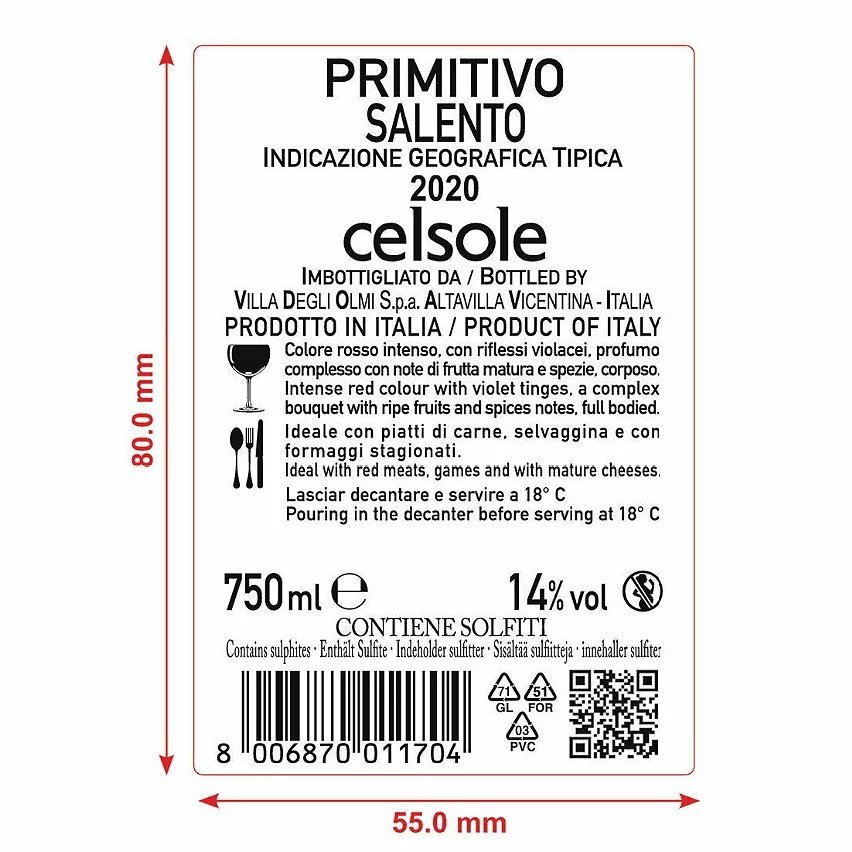 Offres ???? Celsole, 2020 IGT, Italie - Rouge - 75 cl ???? 4 Offres ???? Celsole, 2020 IGT, Italie - Rouge - 75 cl ???? – Image 2